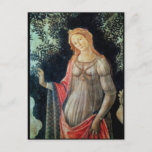 プリマヴェラ、ヴィーナス詳細, c.1478 ポストカード