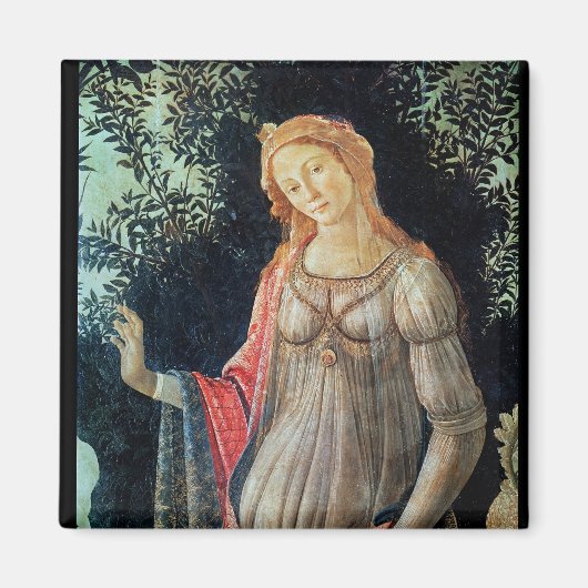 プリマヴェラ、ヴィーナス詳細, c.1478 マグネット (正面)