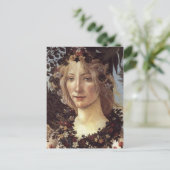 プリマヴェラ(詳細 – フローラ，春の女神) ポストカード (スタンド正面)