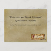 プリミティブアートカード ポストカード (裏面)