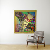 プリムエスターお祝いダークアートプリントタペストリー タペストリー (インサイチュ(横))