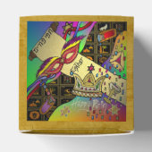 プリムエスターお祝いダークアートプリント フェイバーボックス (上部)