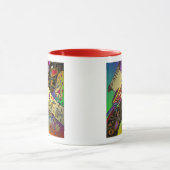 プリムエスターお祝いダークアートプリント マグカップ (中央)