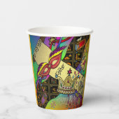 プリムエスターお祝いダークアートプリント 紙コップ (裏面)