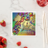 プリムエスターお祝いライトアートプリントナプキンス スタンダードカクテルナプキン (インサイチュ)