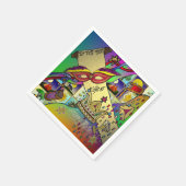 プリムエスターお祝いライトアートプリントナプキンス スタンダードカクテルナプキン (角)