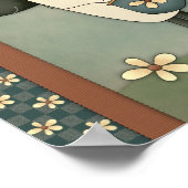 プリムカントリーお洒落羊のポスター ポスター (角)