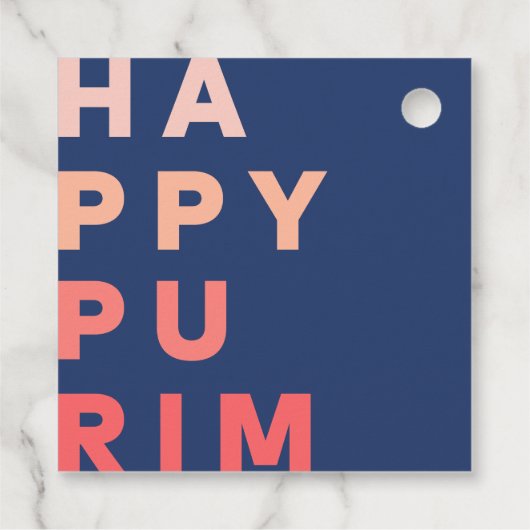 プリムコーラルグラデーション フェイバータグ (裏面)