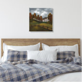 プリムサルトボックスハウスツリーアンドヒルズ キャンバスプリント (インサイチュ (寝室))