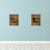 プリムサルトボックスハウスヤナギの木と羊 (ウッドフロア)