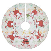 プリムサンタスオンスノカラフルークスツリースカート ブラッシュドポリエステルツリースカート (正面)