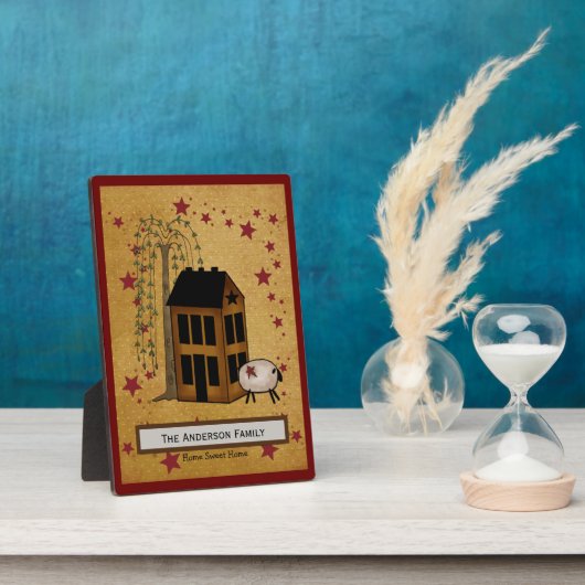 プリムシープとサルトボックスの名前 フォトプラーク (側面)