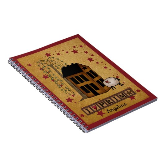 プリムシープ&サルトボックスカスタムのスパイラルノート ノートブック (右側)