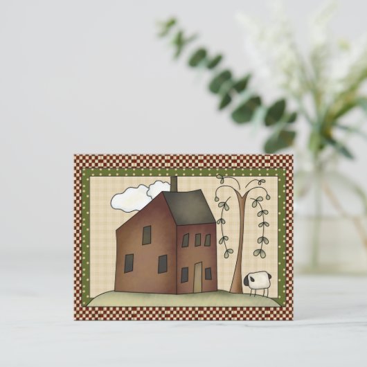 プリムハウス任意の目的のはがき ポストカード (スタンド正面)