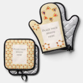 プリムハマンタシェンフォトオーブンミット 鍋つかみ&鍋敷きセット (正面/裏面)