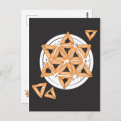 プリムハマンタシュハマンタシェンユダヤ星 ポストカード (正面/裏面)