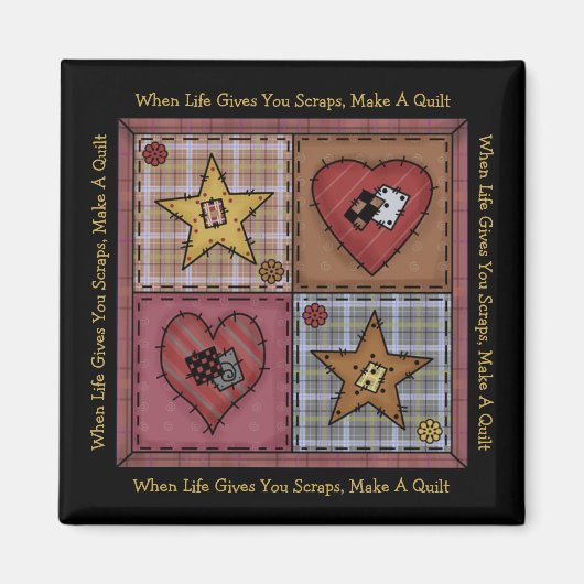 プリムパチェワークキルターズマグネット マグネット (正面)