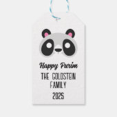 プリムパンダ熊の仮装コスチューム ギフトタグ (裏面)