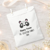 プリムパンダ熊の仮装コスチューム フェイバーバッグ (クリップ留めされた状態)