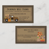 プリムパンプキンファームヴィンテージトラックカントリー 名刺 (正面/裏面)