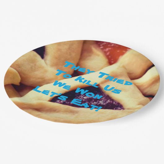 プリムパーティーユダヤ人おもしろいことわざ ペーパープレート (アングル)