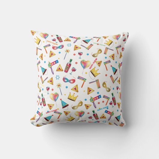 プリムフェスティバルキッズパーティーかわいいピエロカーニバル クッション (正面)