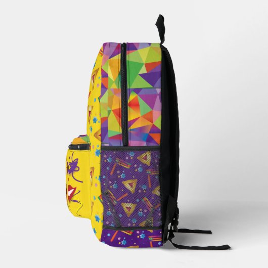 プリムフェスティバルユダヤ教ホリデーギフトハマンタッシェン プリントバックパック (右)