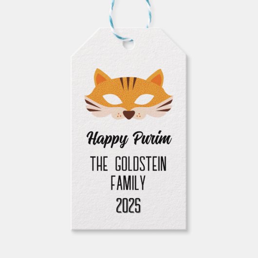 プリムフォックスマスク仮装の衣装 ギフトタグ (正面)