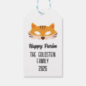 プリムフォックスマスク仮装の衣装 ギフトタグ (裏面)