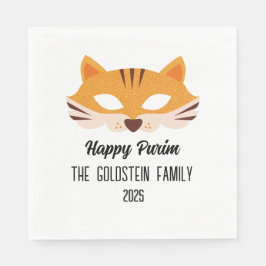 プリムフォックスマスク仮装の衣装 スタンダードランチョンナプキン