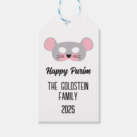 プリムマウスマスクマスカレードコスチューム ギフトタグ (正面)