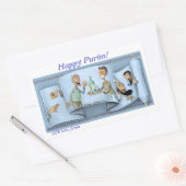 プリムメガイラステッカー 長方形シール (封筒)