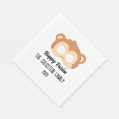 プリムモンキーマスク仮装の衣装 スタンダードランチョンナプキン (角)