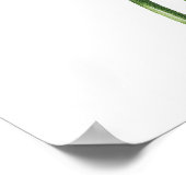 プリムラの植物性プレミアム品質プリント ポスター (角)