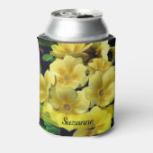 プリムラの花 パーソナライズデザイン 缶クーラー (缶裏面)