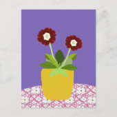 プリムラアリキュラポストカード ポストカード (正面)