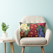 プリムラカラフルスのスプリングタイムメドレー ランバークッション (椅子)