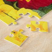 プリムラカラフルスの春のフローラメドレー ジグソーパズル (側面)