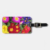 プリムラカラフルスフローラのスプリングタイムメドレー ラゲッジタグ (正面横)