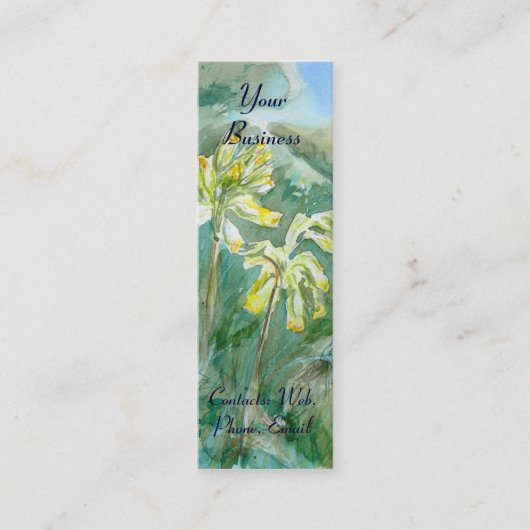 プリムラハート スキニー名刺 (正面)