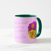 プリムラフローラ素晴らしアートギフトマグ マグカップ (正面右)