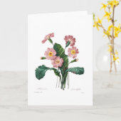 プリムラ カード (黄色い花)