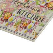 プリムロカラフルーズキュートフローラ春パーソナライズされた カッティングボード (角)