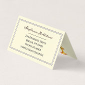 プリムロカラフルーズキュートフローラ春パーソナライズされた 名刺 (裏面)