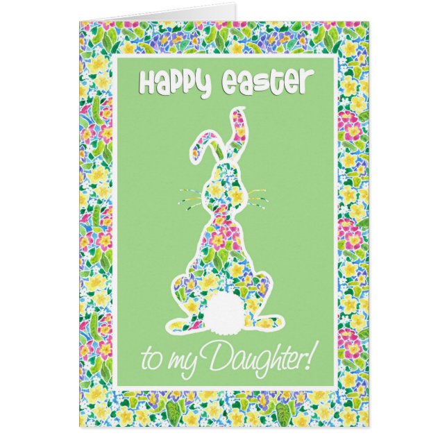 プリムローズかわいいバニーラビットイースターのための娘 (正面)