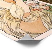 プリムローズとフェザー，ミュシャ ポスター (角)