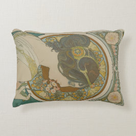プリムローズバイアルフォンスミュシャ(1899) アクセントクッション