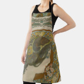 プリムローズバイアルフォンスミュシャ(1899) エプロン (インサイチュ)