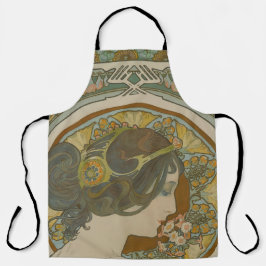 プリムローズバイアルフォンスミュシャ(1899) エプロン