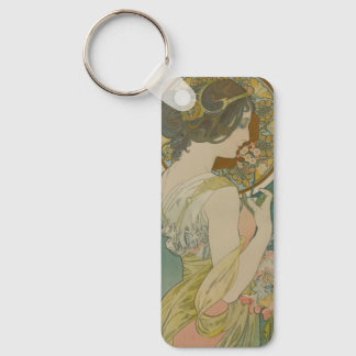 プリムローズバイアルフォンスミュシャ(1899) キーホルダー